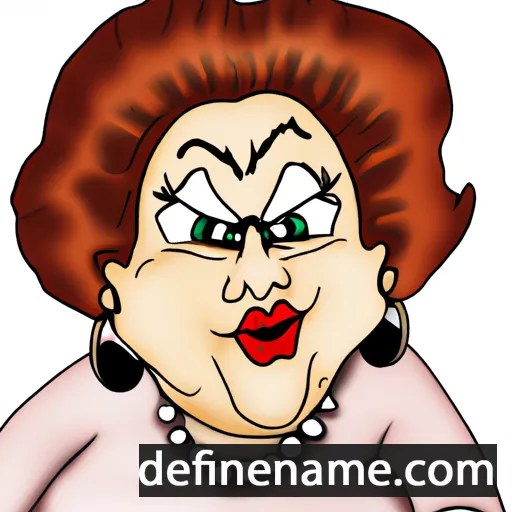 cartoon of the name Germaine