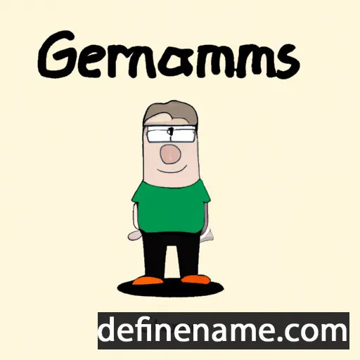 cartoon of the name Germanas