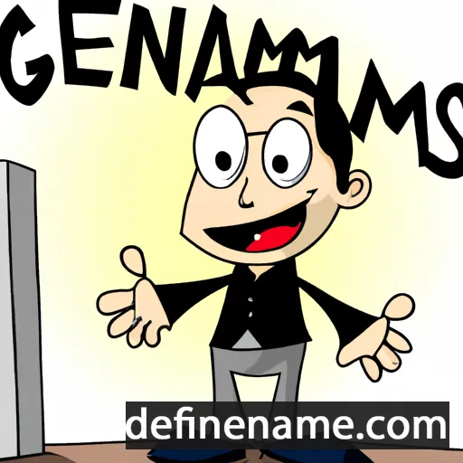 cartoon of the name Germanos