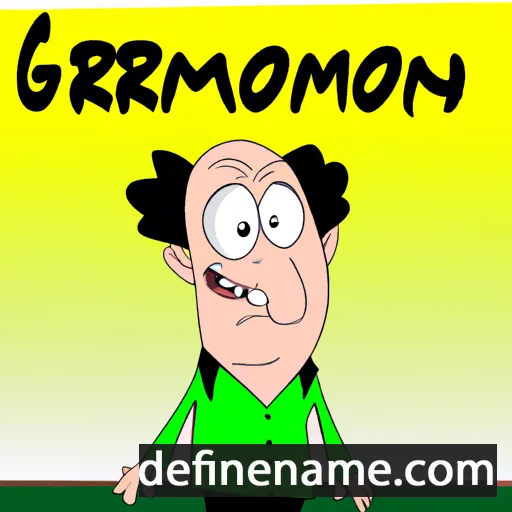 cartoon of the name Germond