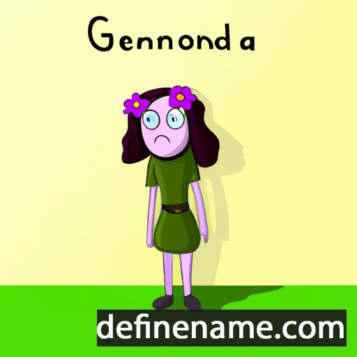 cartoon of the name Germonda