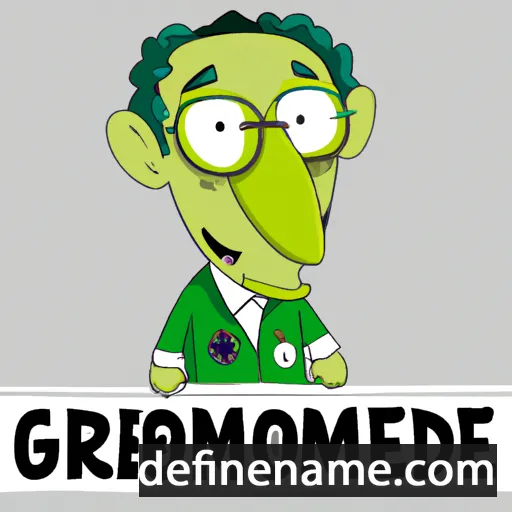 cartoon of the name Germonde