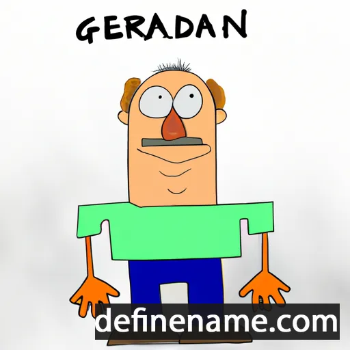 cartoon of the name Gernand