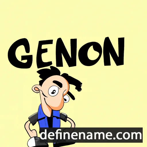 cartoon of the name Gerone