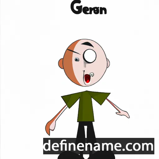 cartoon of the name Geronim