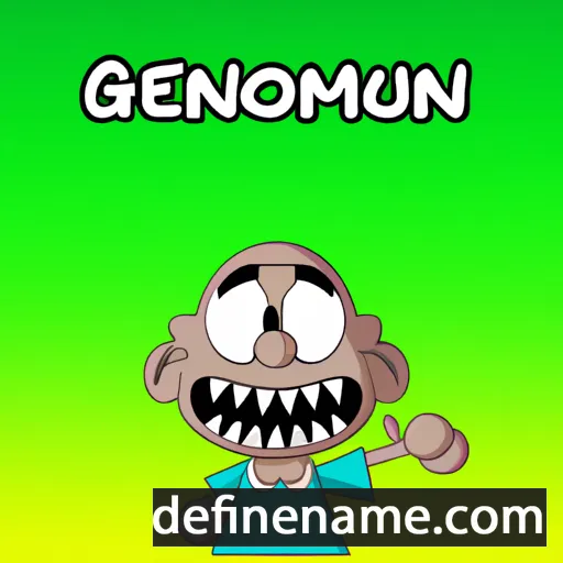 cartoon of the name Geronimu