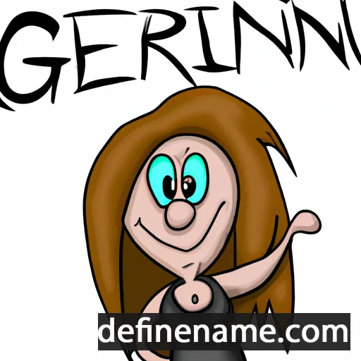 cartoon of the name Gerri