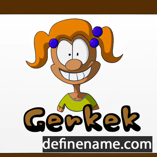 cartoon of the name Gerrieke