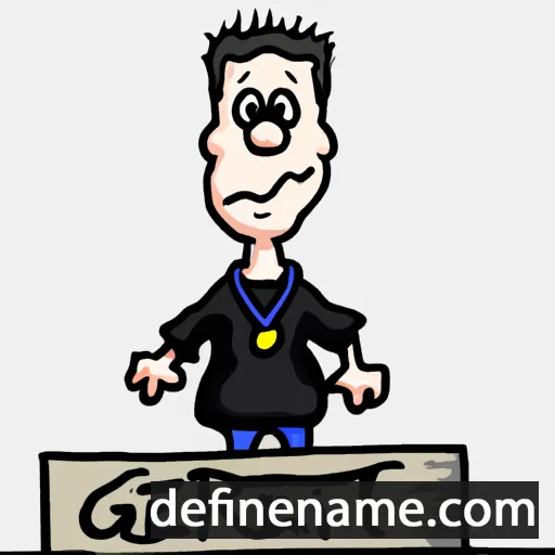 cartoon of the name Gerritt