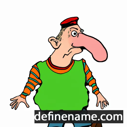 cartoon of the name Geršon