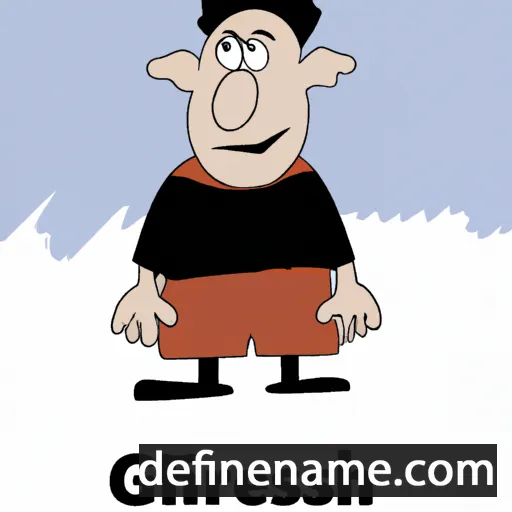 cartoon of the name Gersh