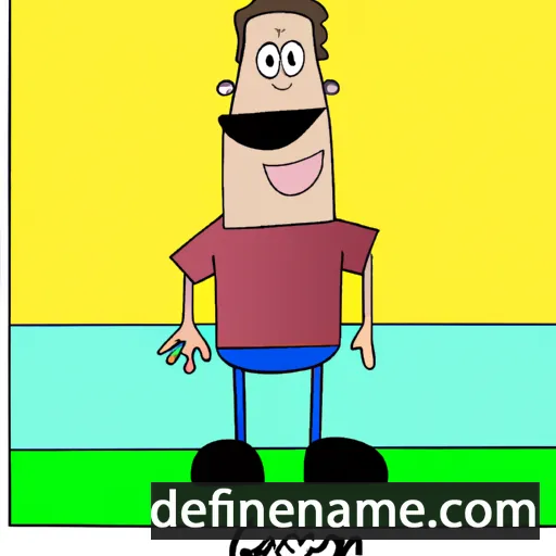 cartoon of the name Gerson