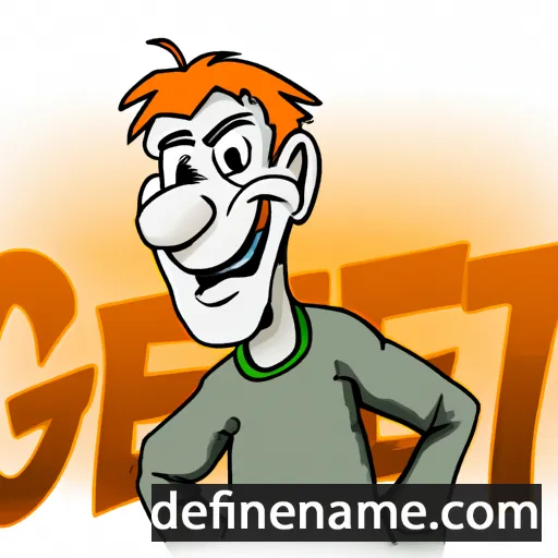 cartoon of the name Gert