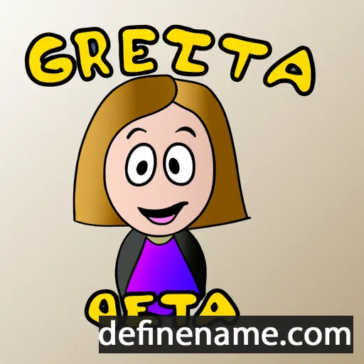 cartoon of the name Gerta