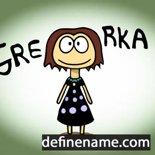 cartoon of the name Gertka