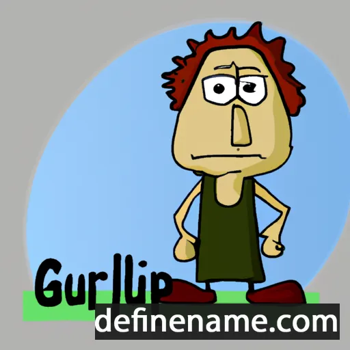 cartoon of the name Gerulph