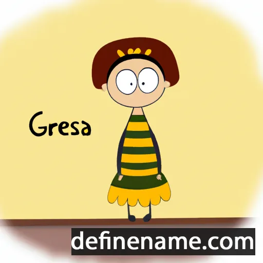 cartoon of the name Geruša