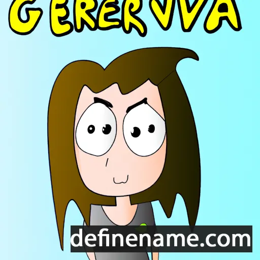 Gervasia cartoon