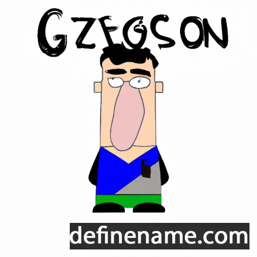 cartoon of the name Gerzson