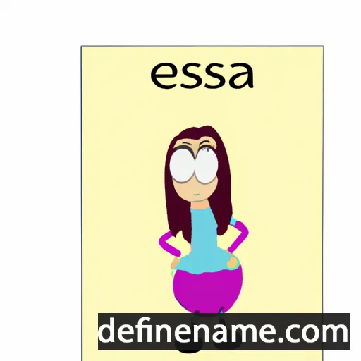 cartoon of the name Geşa