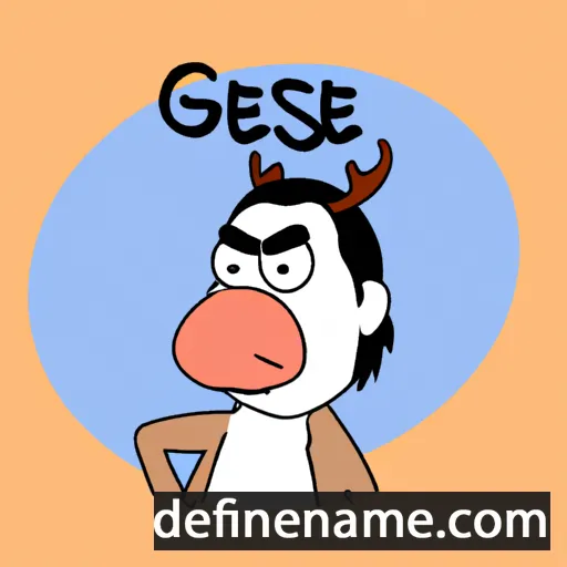 cartoon of the name Geşê