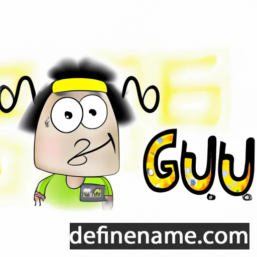 cartoon of the name Geṡü