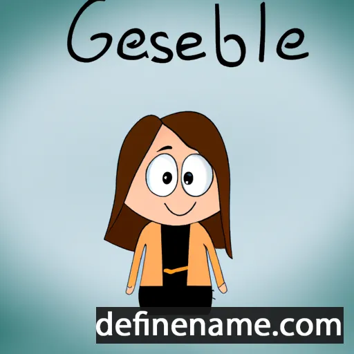 cartoon of the name Gesabel