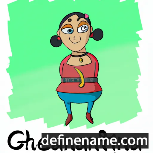 Geshtinanna cartoon