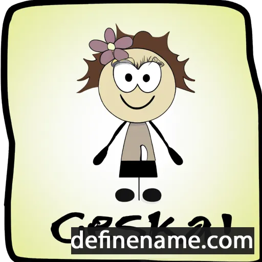 cartoon of the name Geska