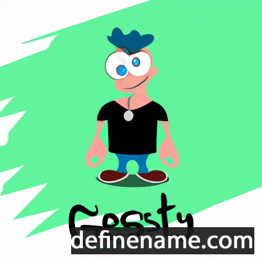 Gestný cartoon