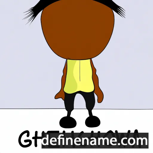 cartoon of the name Getachew