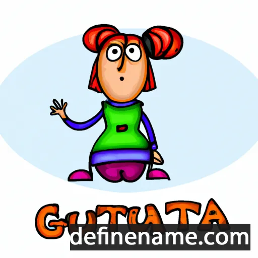 cartoon of the name Getautė