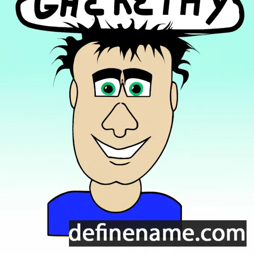 cartoon of the name Gethry