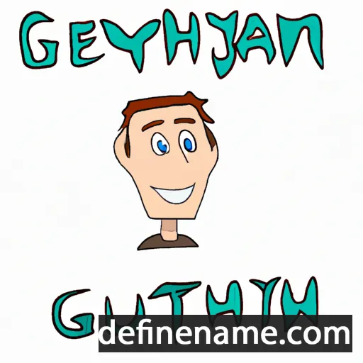 cartoon of the name Gethyn