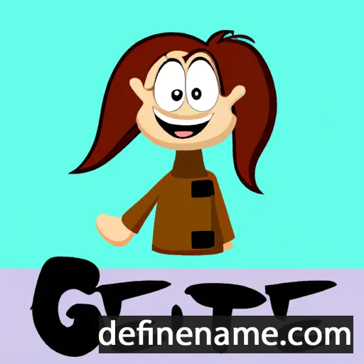 cartoon of the name Gette