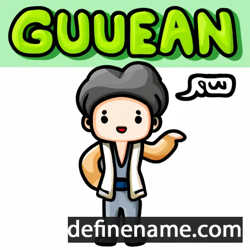 cartoon of the name Geu-ran