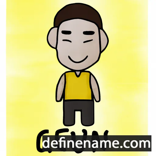 cartoon of the name Geun