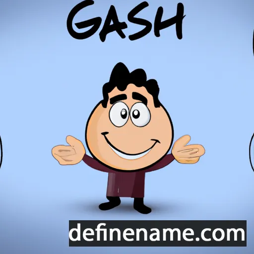 cartoon of the name Ghasem