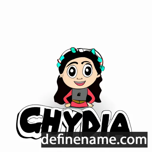 cartoon of the name Ghaydaa