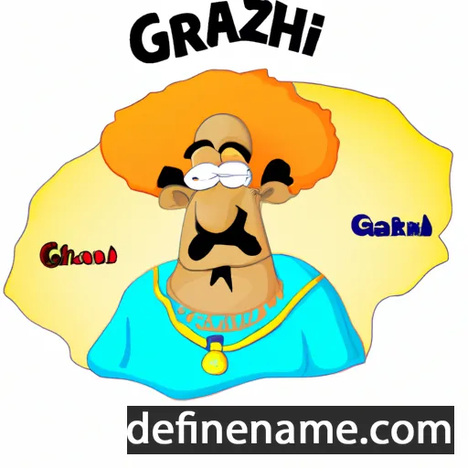 cartoon of the name Ghazi