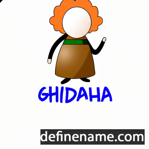 cartoon of the name Ghedalia