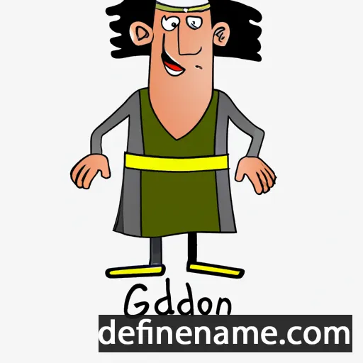 cartoon of the name Ghedeon