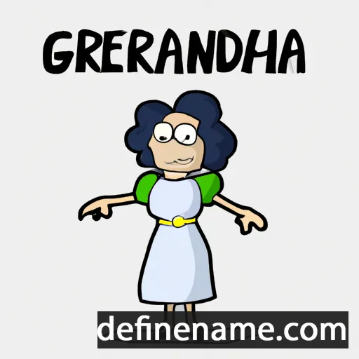 cartoon of the name Gherardina