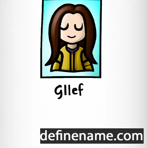 cartoon of the name Ghileyn