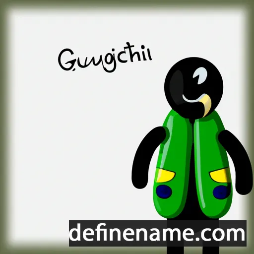 cartoon of the name Ghjacintu