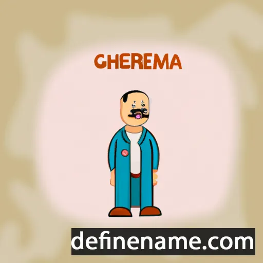 cartoon of the name Ghjeremia