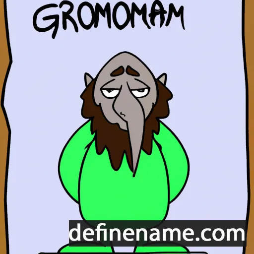 cartoon of the name Ghjilormu