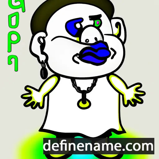 cartoon of the name Ghjiseppu