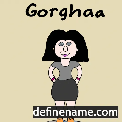 Ghjorgia cartoon