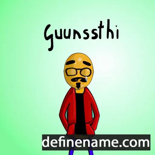 Ghjustinu cartoon